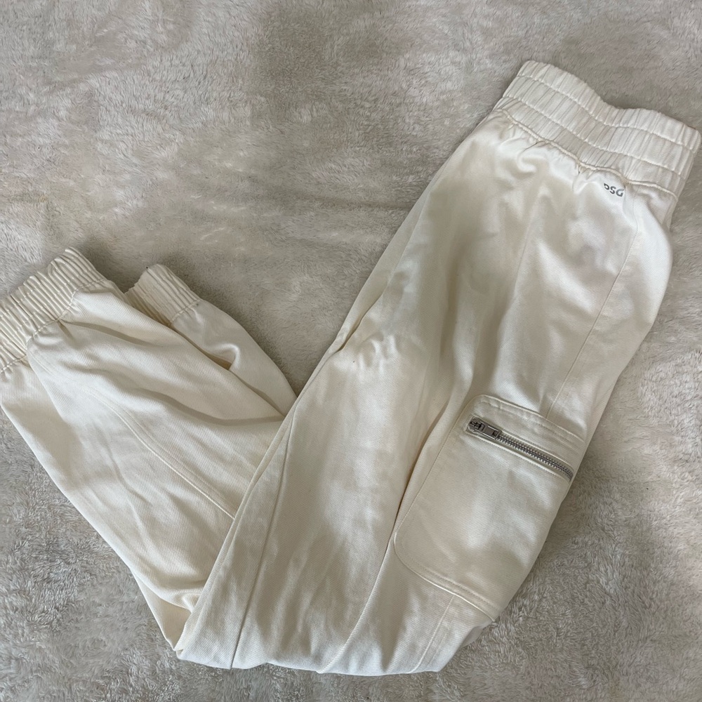 White DSG Jogger Pants